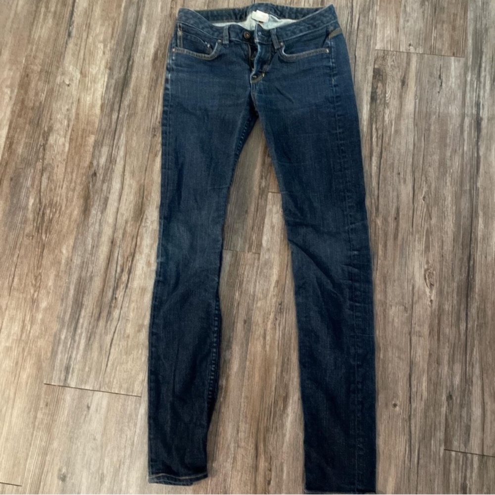 Womens size 26 Railcar straight leg slim handcrafted denim jeans